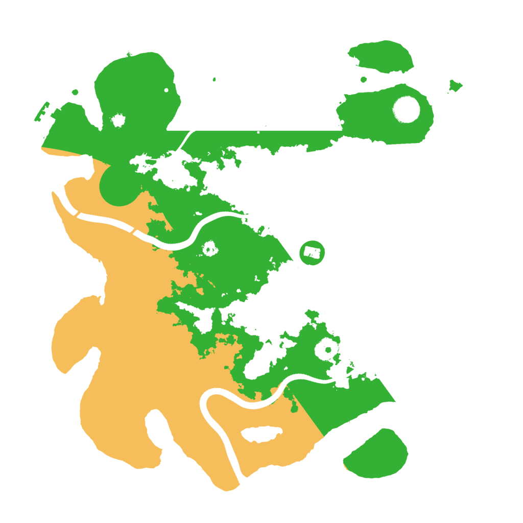 Biome Rust Map: Procedural Map, Size: 3500, Seed: 1708768241