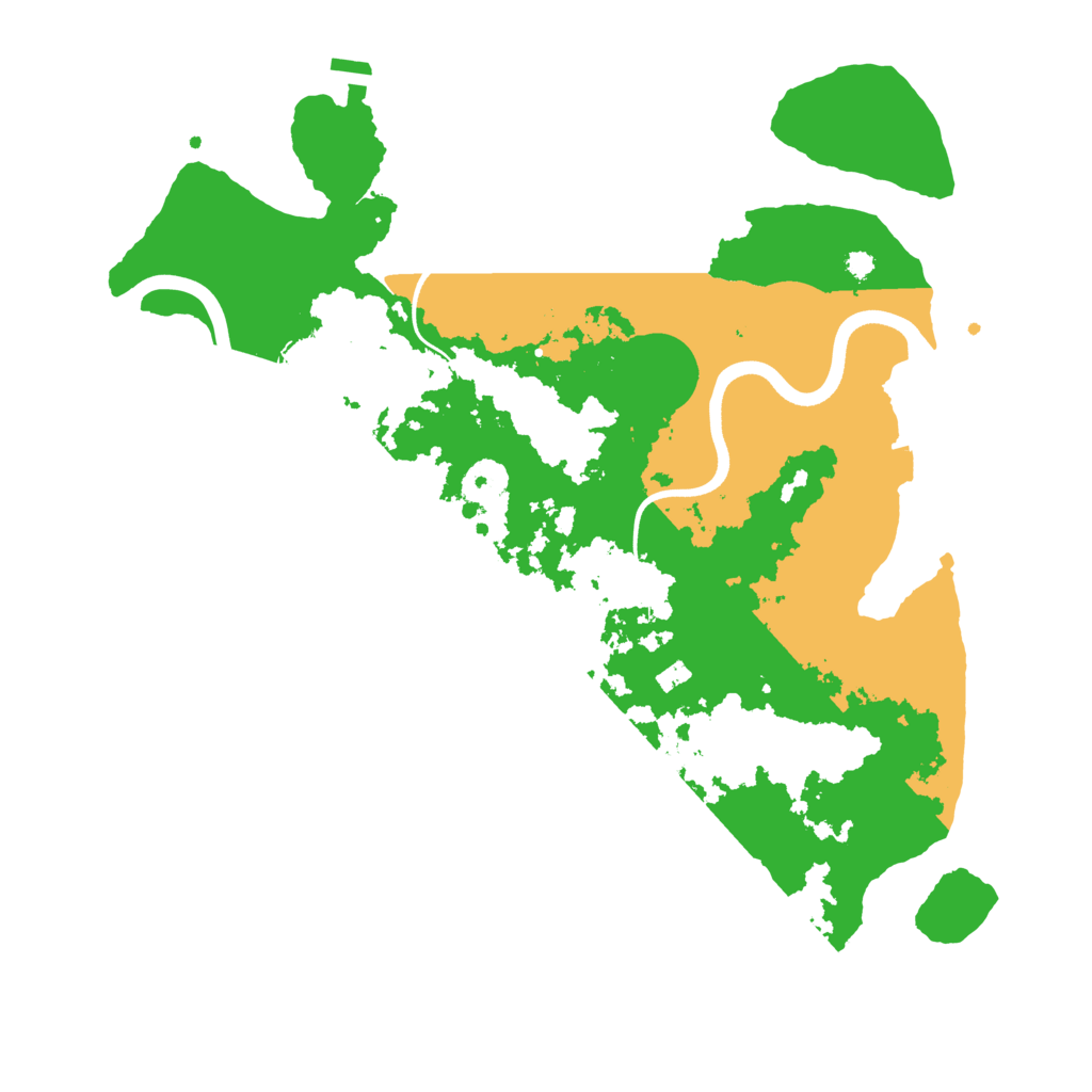 Biome Rust Map: Procedural Map, Size: 3600, Seed: 779949