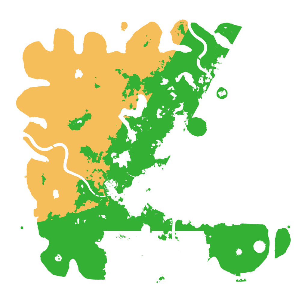Biome Rust Map: Procedural Map, Size: 4500, Seed: 741938683