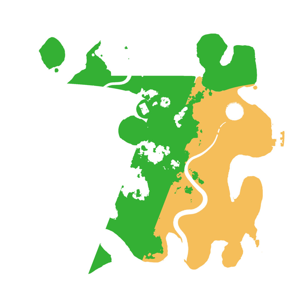 Biome Rust Map: Procedural Map, Size: 3000, Seed: 7814296