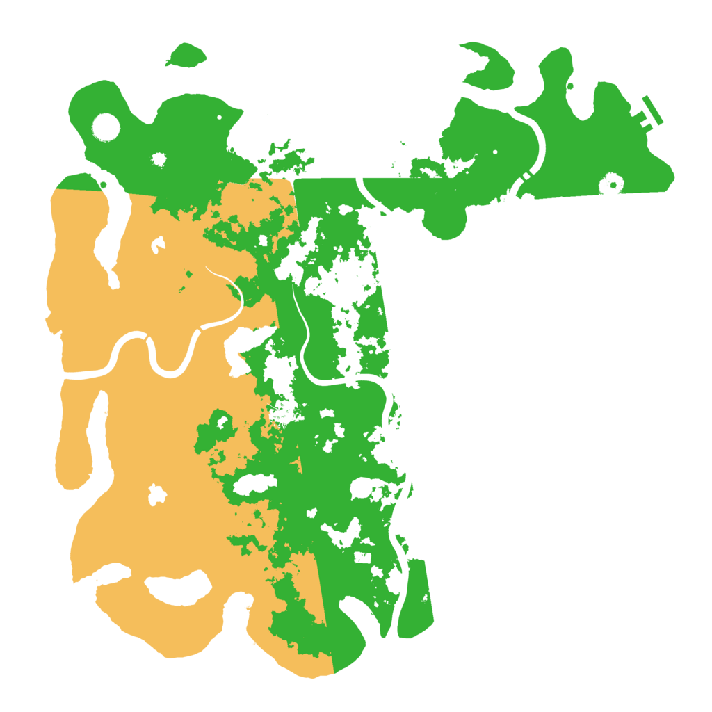 Biome Rust Map: Procedural Map, Size: 4500, Seed: 451471622