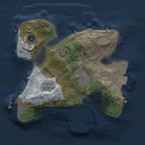 Thumbnail Rust Map: Procedural Map, Size: 2000, Seed: 704194274, 7 Monuments
