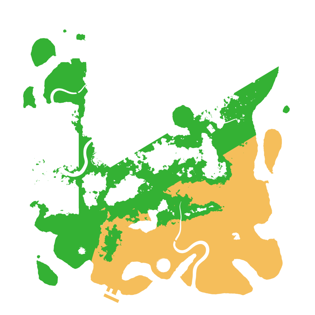 Biome Rust Map: Procedural Map, Size: 4000, Seed: 979598745