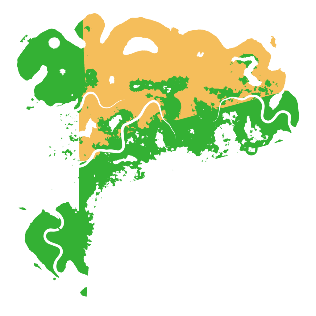 Biome Rust Map: Procedural Map, Size: 5000, Seed: 49997
