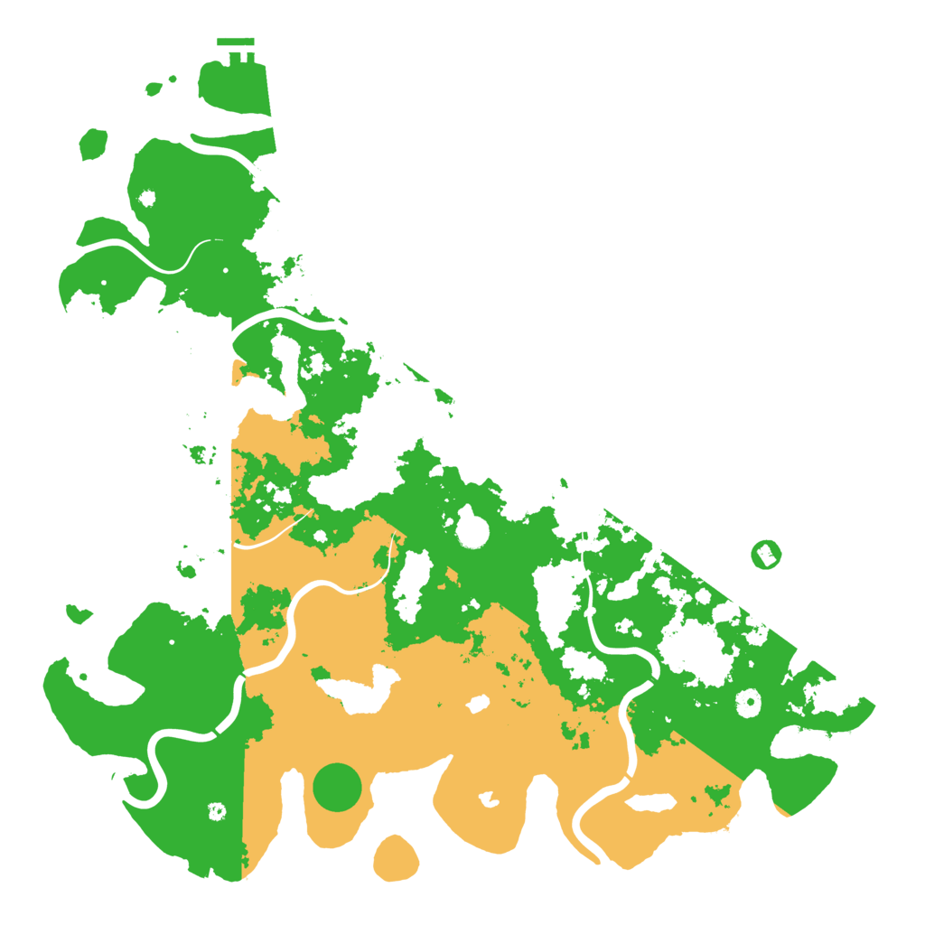 Biome Rust Map: Procedural Map, Size: 5000, Seed: 987654