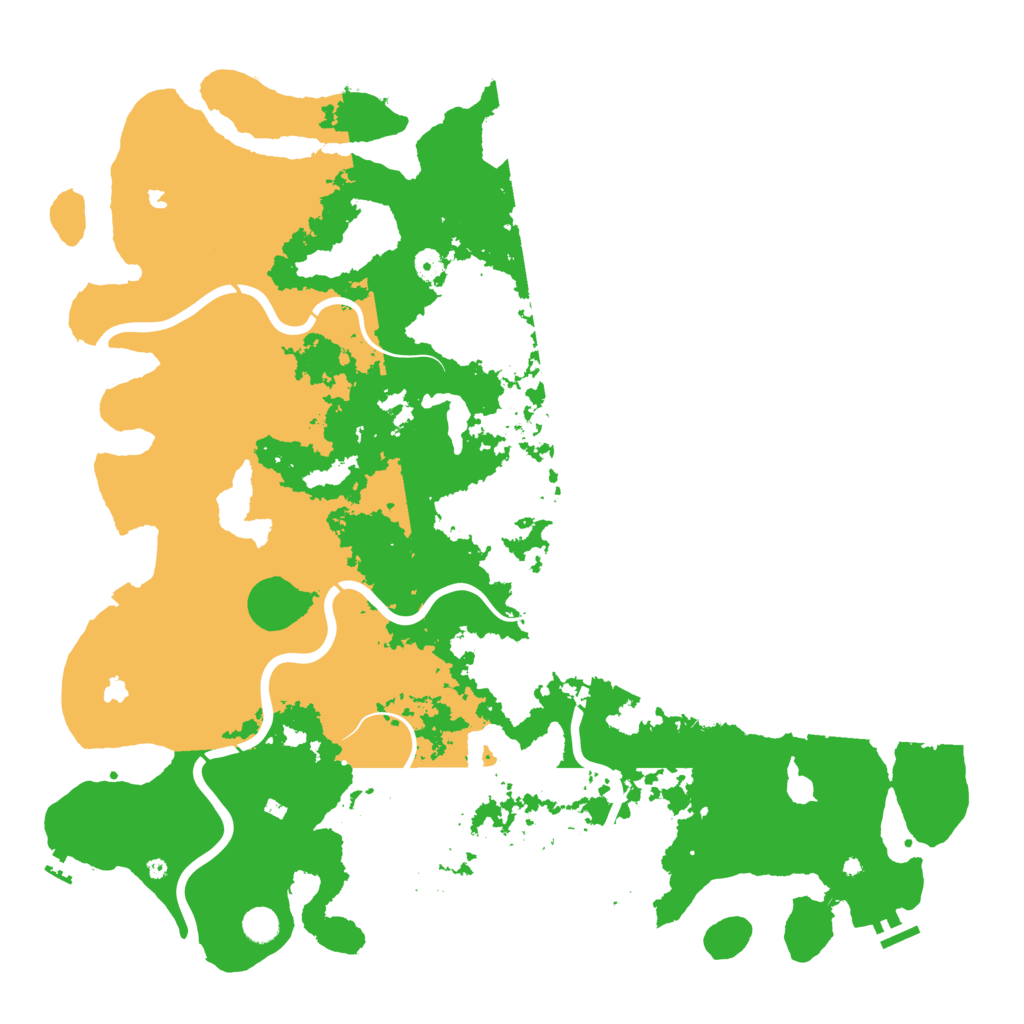 Biome Rust Map: Procedural Map, Size: 5100, Seed: 12778