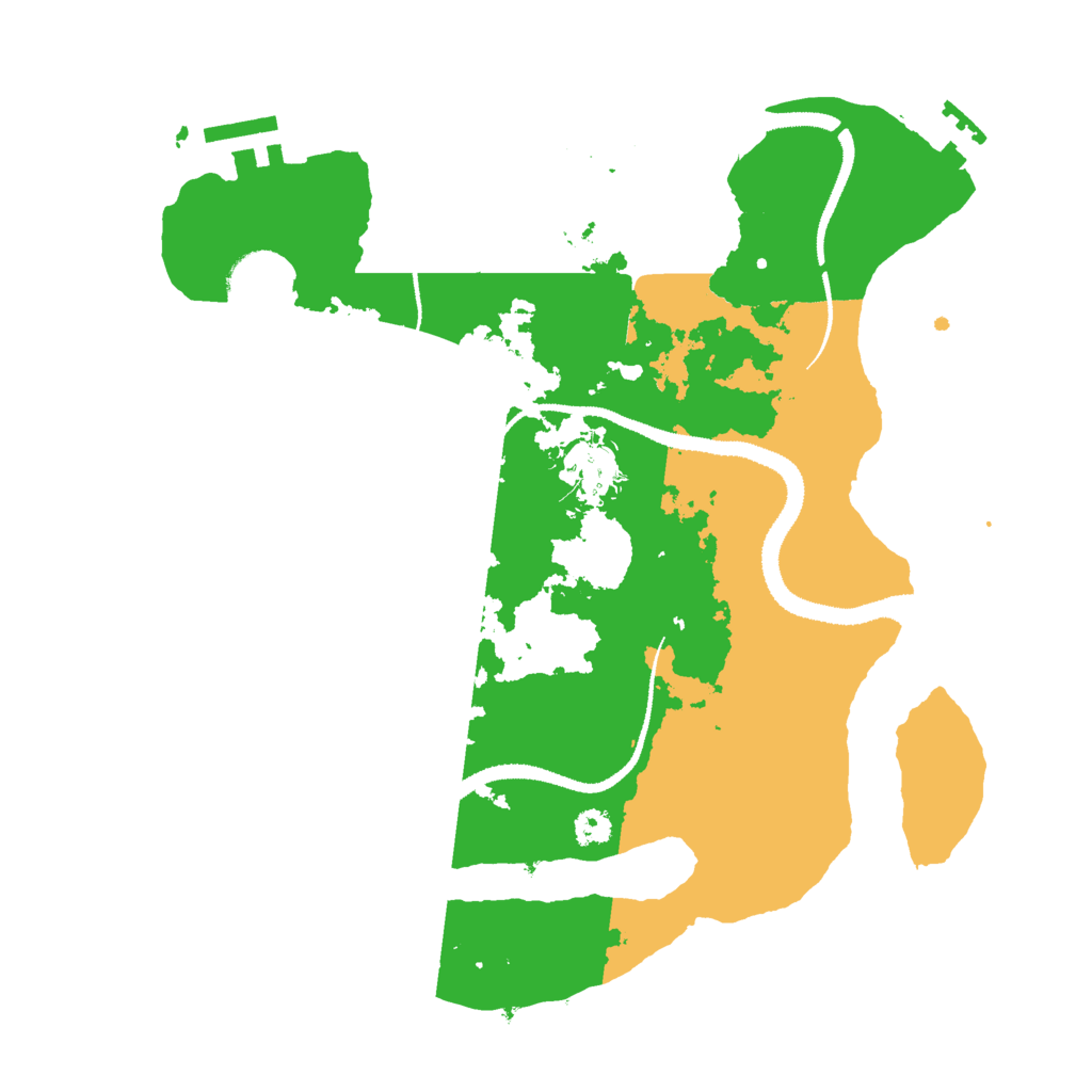 Biome Rust Map: Procedural Map, Size: 3000, Seed: 3151234