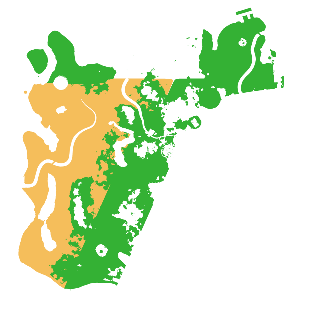 Biome Rust Map: Procedural Map, Size: 4000, Seed: 998444280