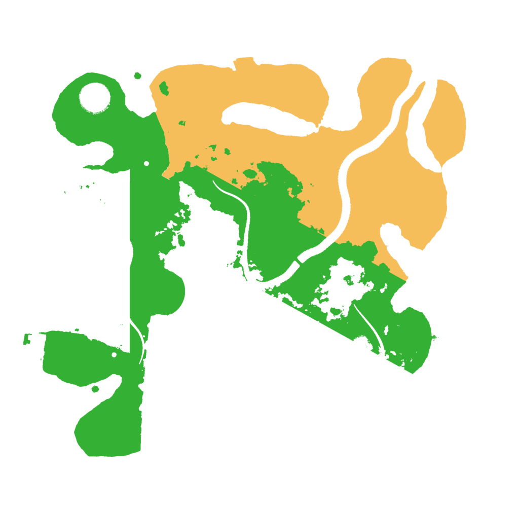 Biome Rust Map: Procedural Map, Size: 3000, Seed: 1907031377