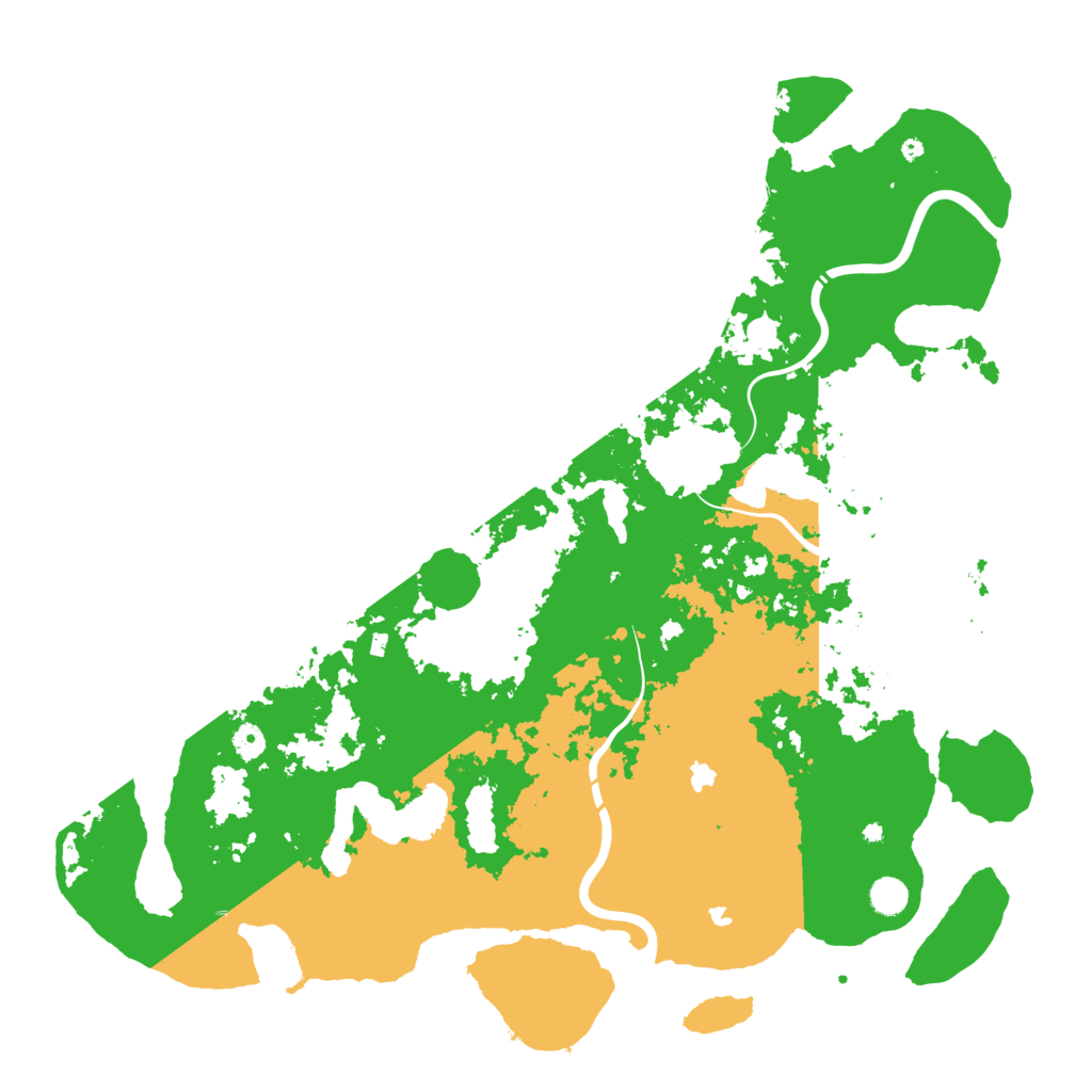 Biome Rust Map: Procedural Map, Size: 5000, Seed: 33434