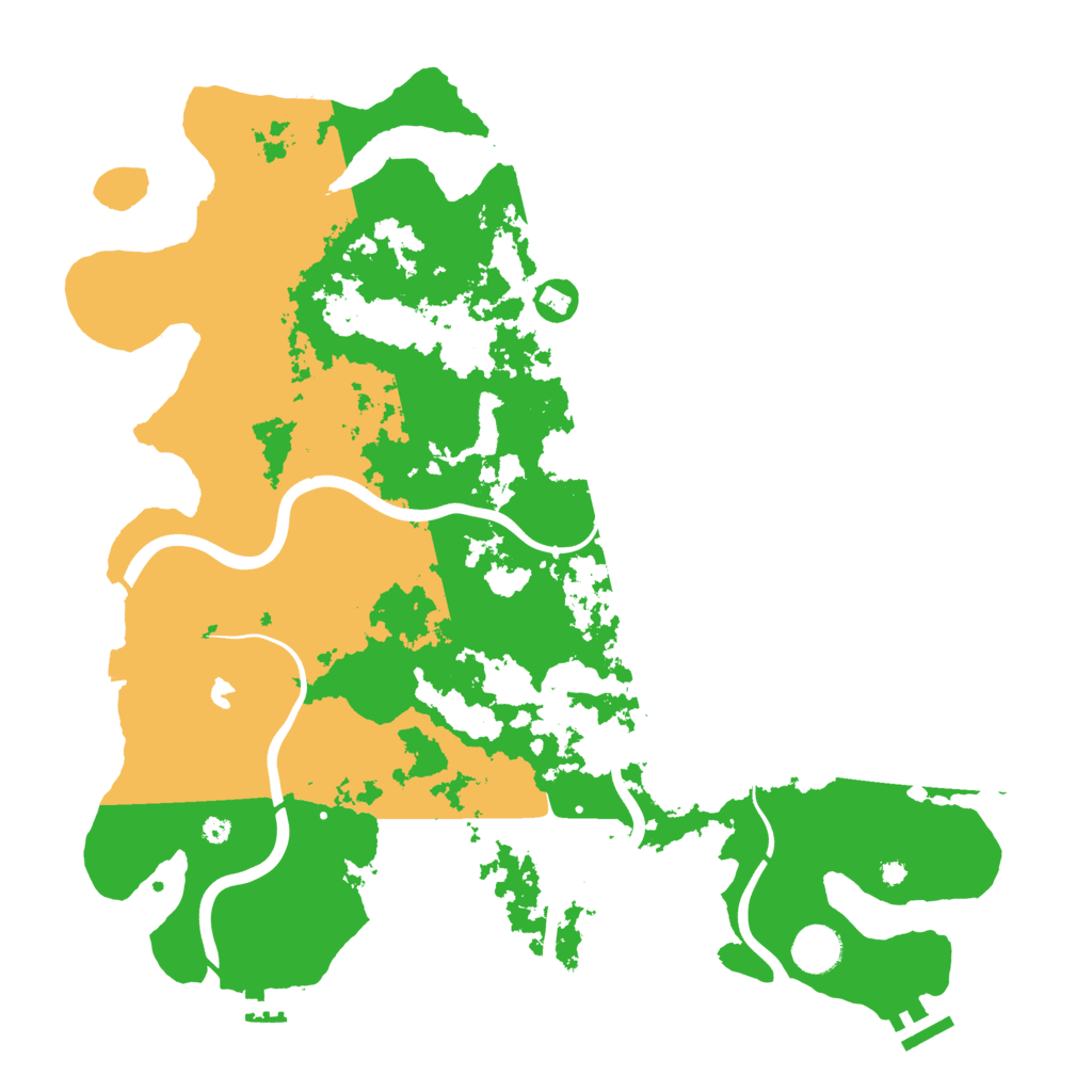 Biome Rust Map: Procedural Map, Size: 4000, Seed: 941806454