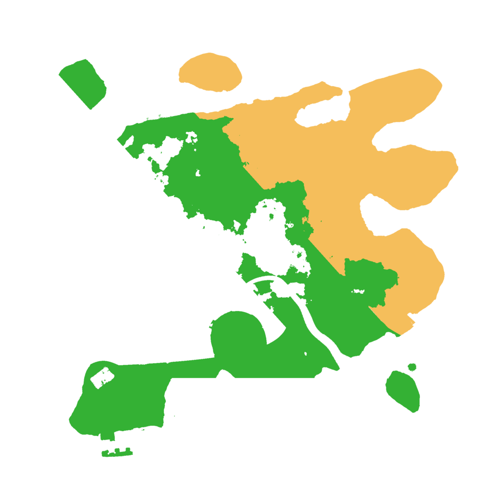 Biome Rust Map: Procedural Map, Size: 2500, Seed: 712374