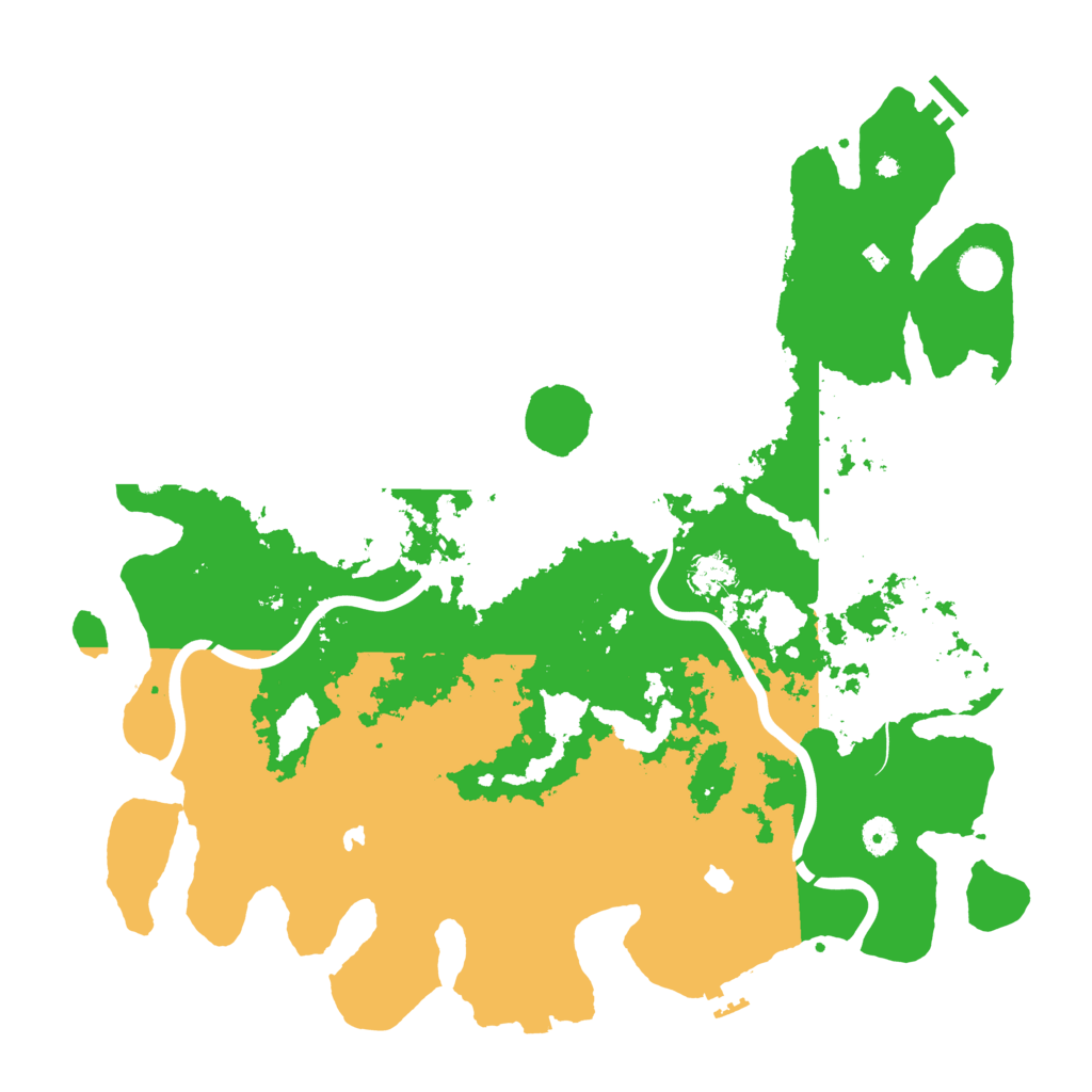 Biome Rust Map: Procedural Map, Size: 4500, Seed: 342261448