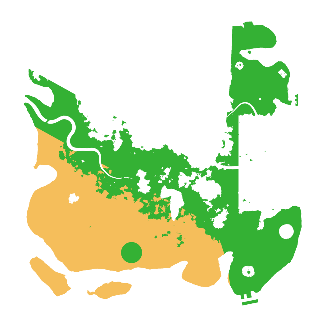 Biome Rust Map: Procedural Map, Size: 4000, Seed: 8180