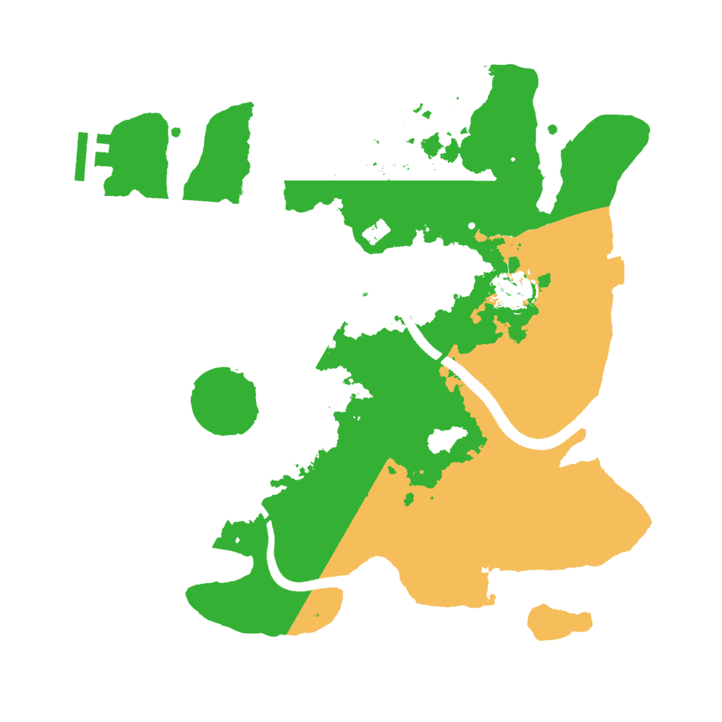 Biome Rust Map: Procedural Map, Size: 3000, Seed: 34514317
