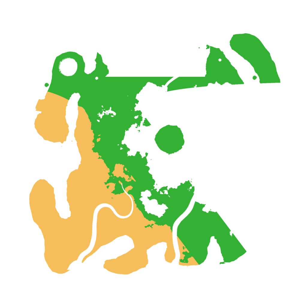 Biome Rust Map: Procedural Map, Size: 3000, Seed: 5082943