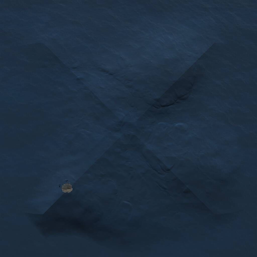 Rust Map: Procedural Map, Size: 1000, Seed: 576119822, 1 Monuments