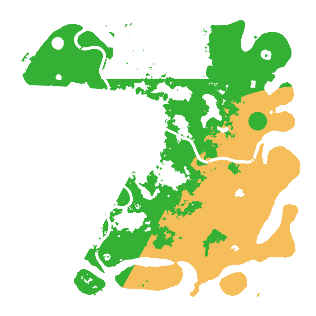 Biome Rust Map: Procedural Map, Size: 4500, Seed: 619556
