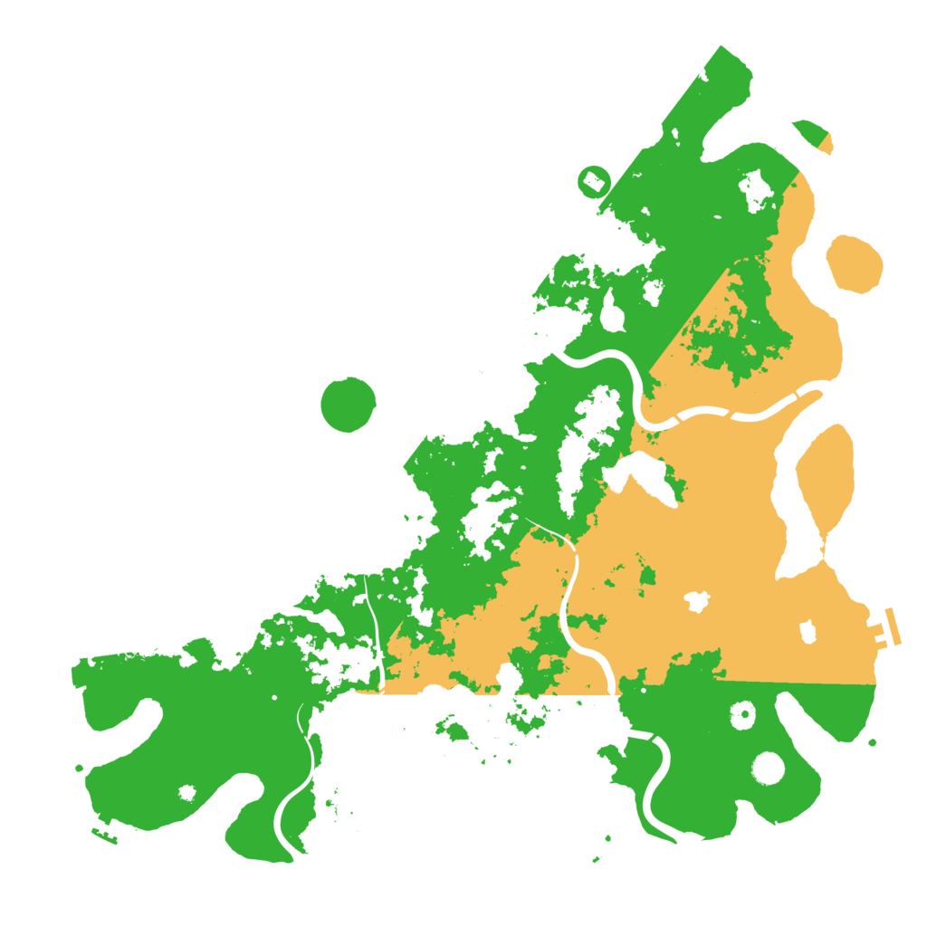 Biome Rust Map: Procedural Map, Size: 5000, Seed: 1674489961