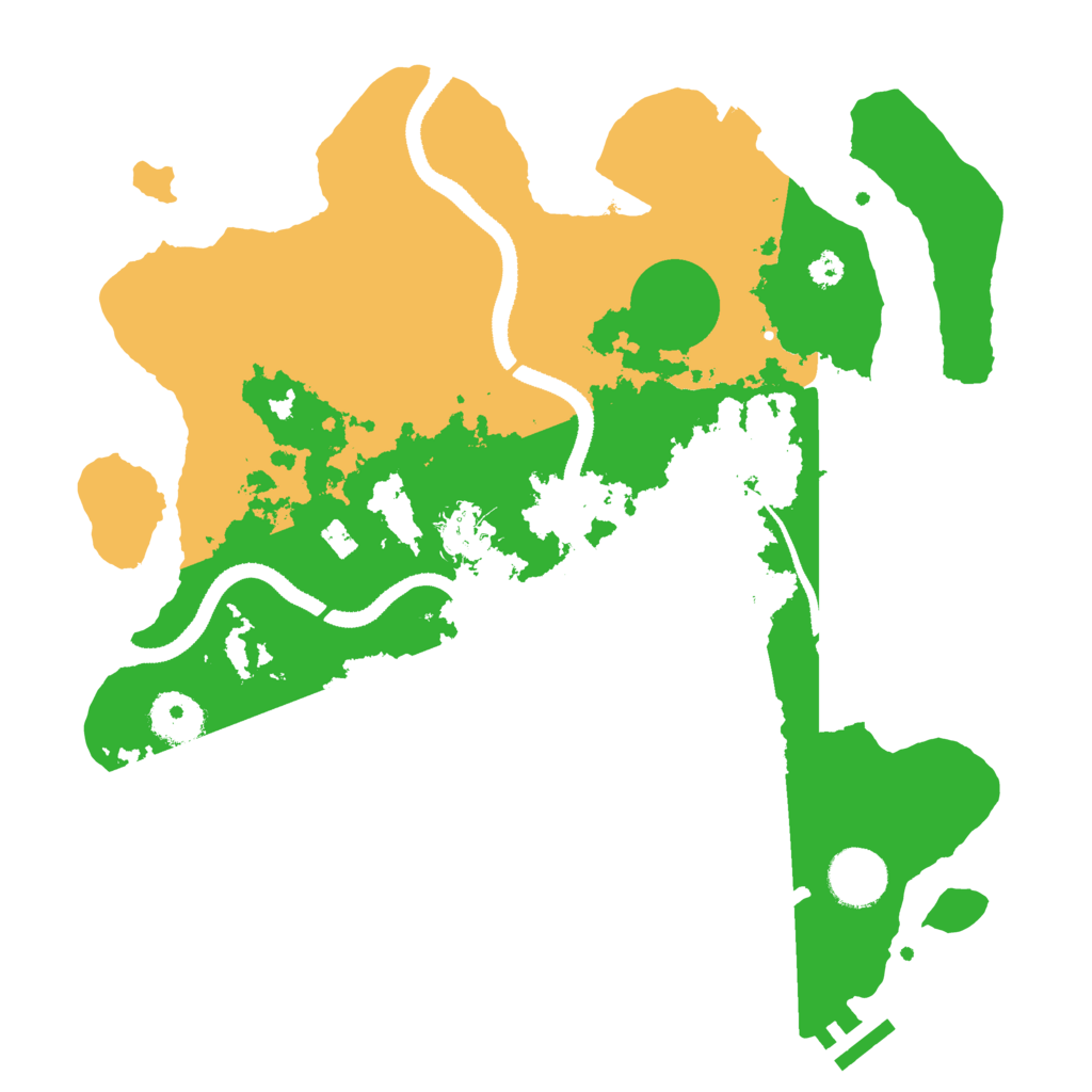 Biome Rust Map: Procedural Map, Size: 3250, Seed: 1976815413