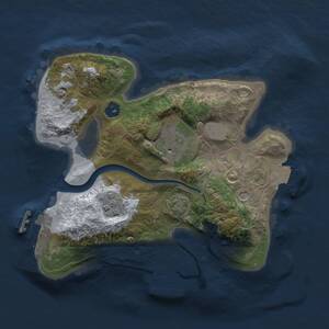 Thumbnail Rust Map: Procedural Map, Size: 2150, Seed: 704194274, 7 Monuments