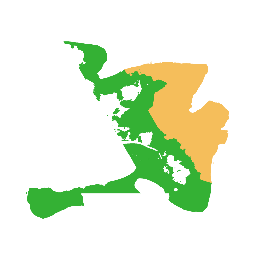 Biome Rust Map: Procedural Map, Size: 2150, Seed: 704194274