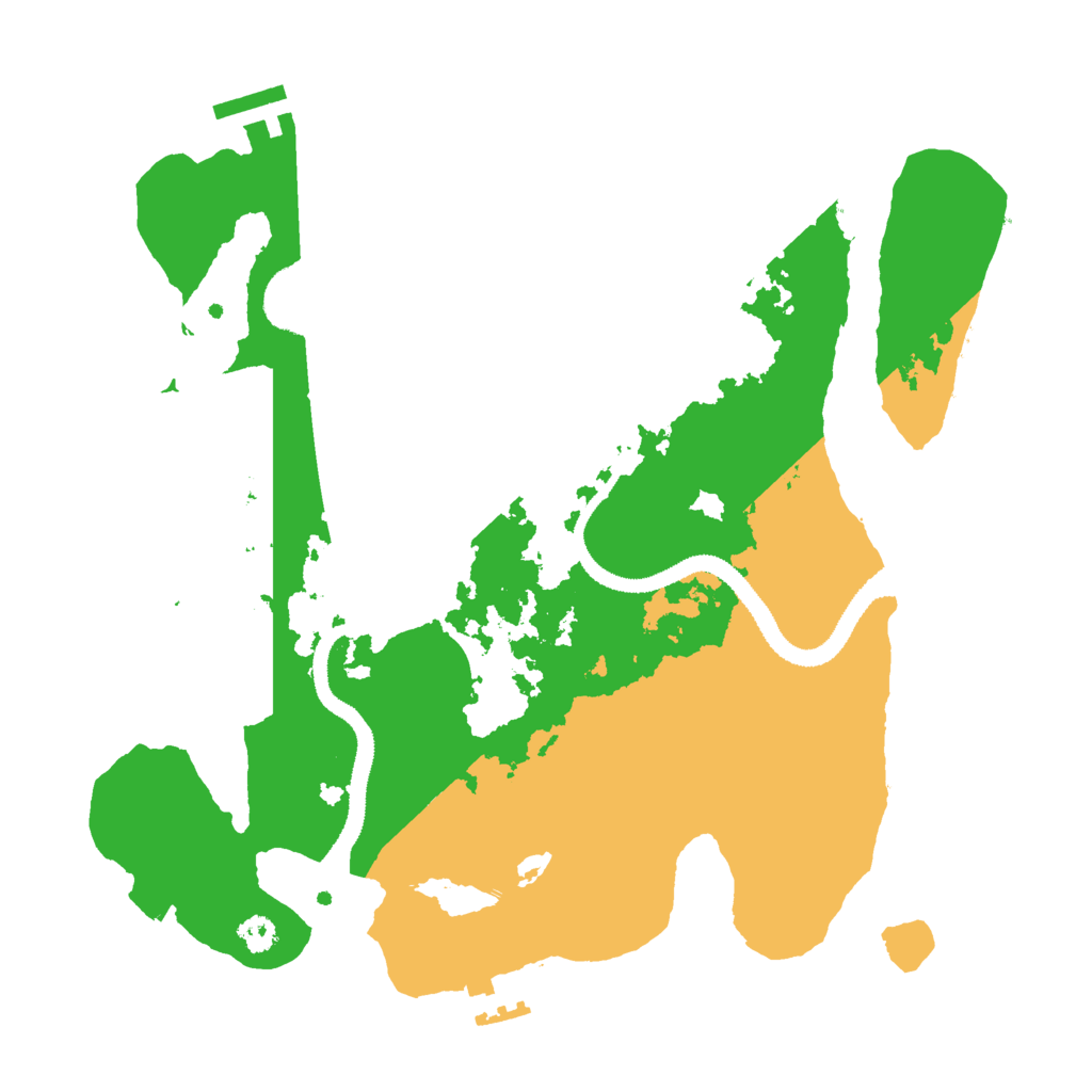 Biome Rust Map: Procedural Map, Size: 3000, Seed: 691943229