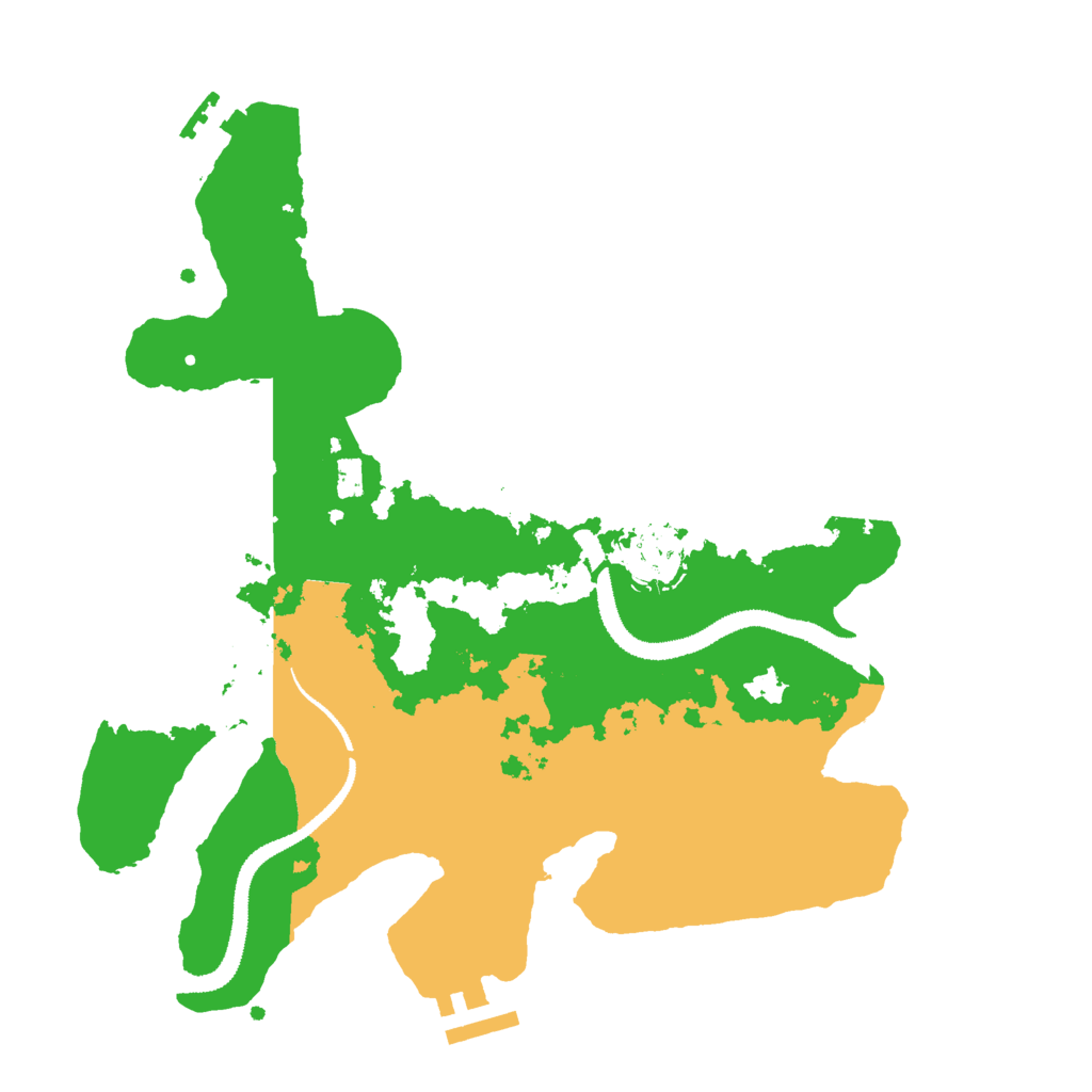 Biome Rust Map: Procedural Map, Size: 3000, Seed: 1756