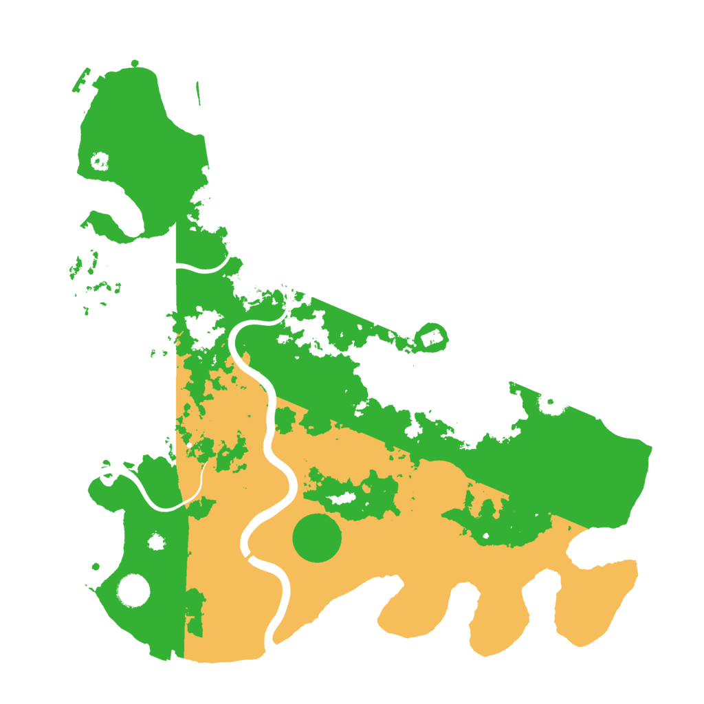Biome Rust Map: Procedural Map, Size: 3800, Seed: 3823