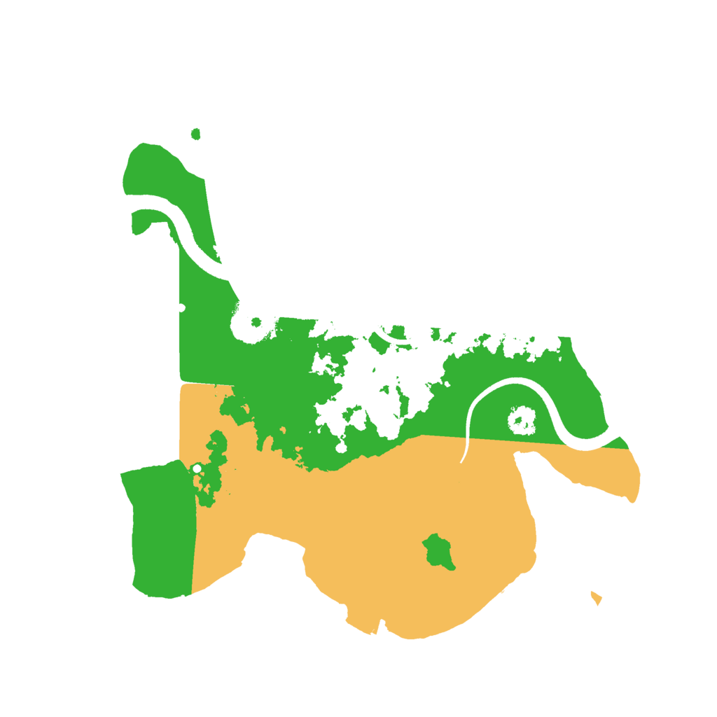 Biome Rust Map: Procedural Map, Size: 2500, Seed: 214599010