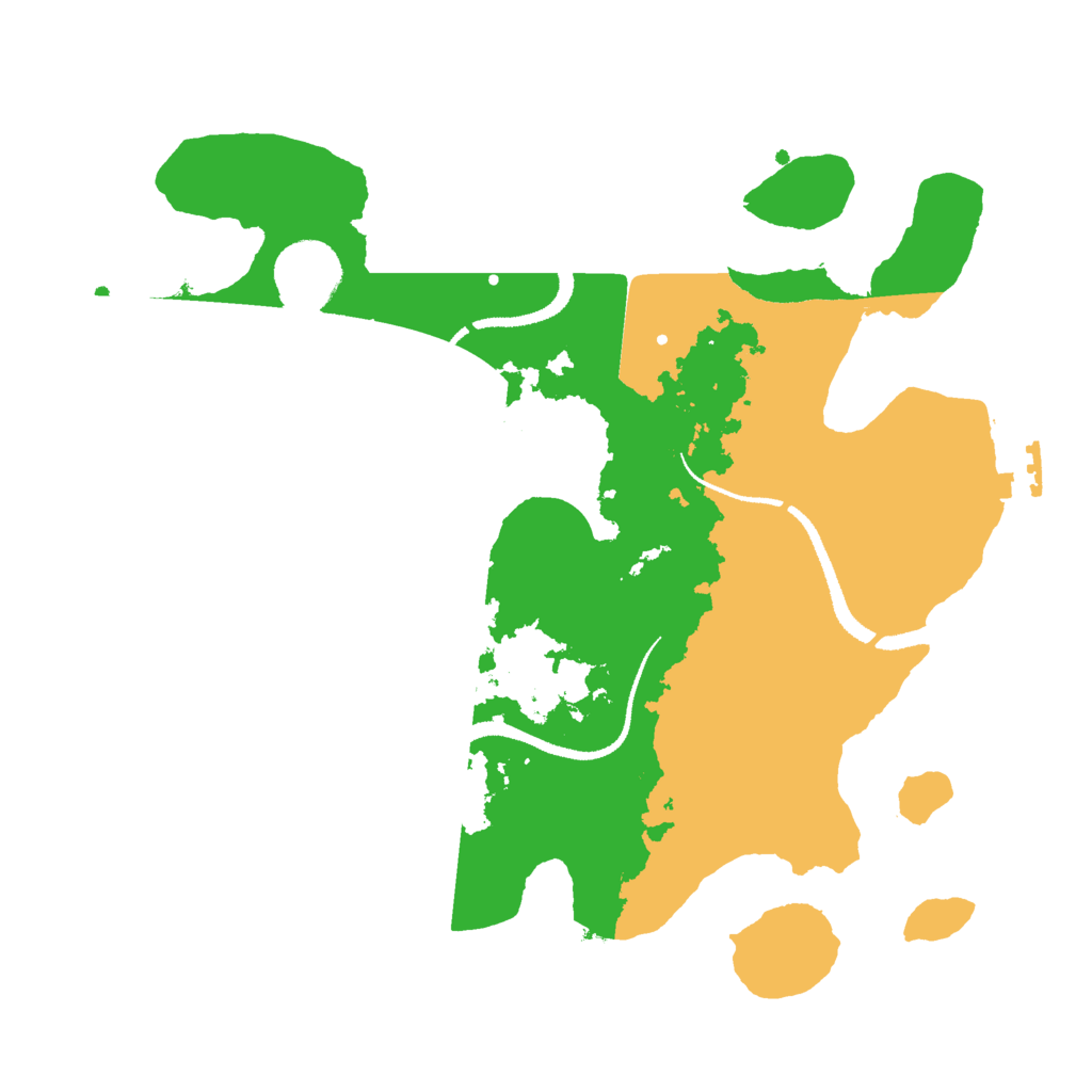 Biome Rust Map: Procedural Map, Size: 3000, Seed: 29450