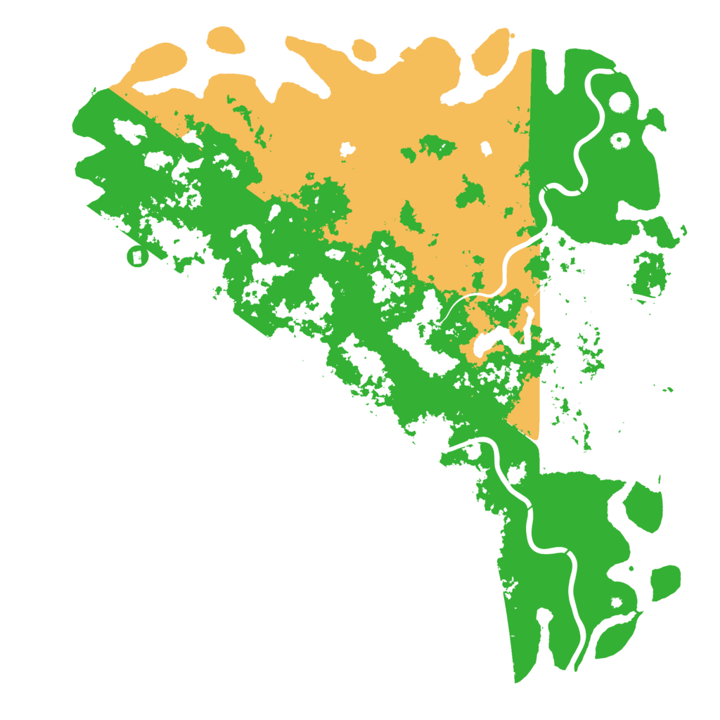 Biome Rust Map: Procedural Map, Size: 6000, Seed: 24680135
