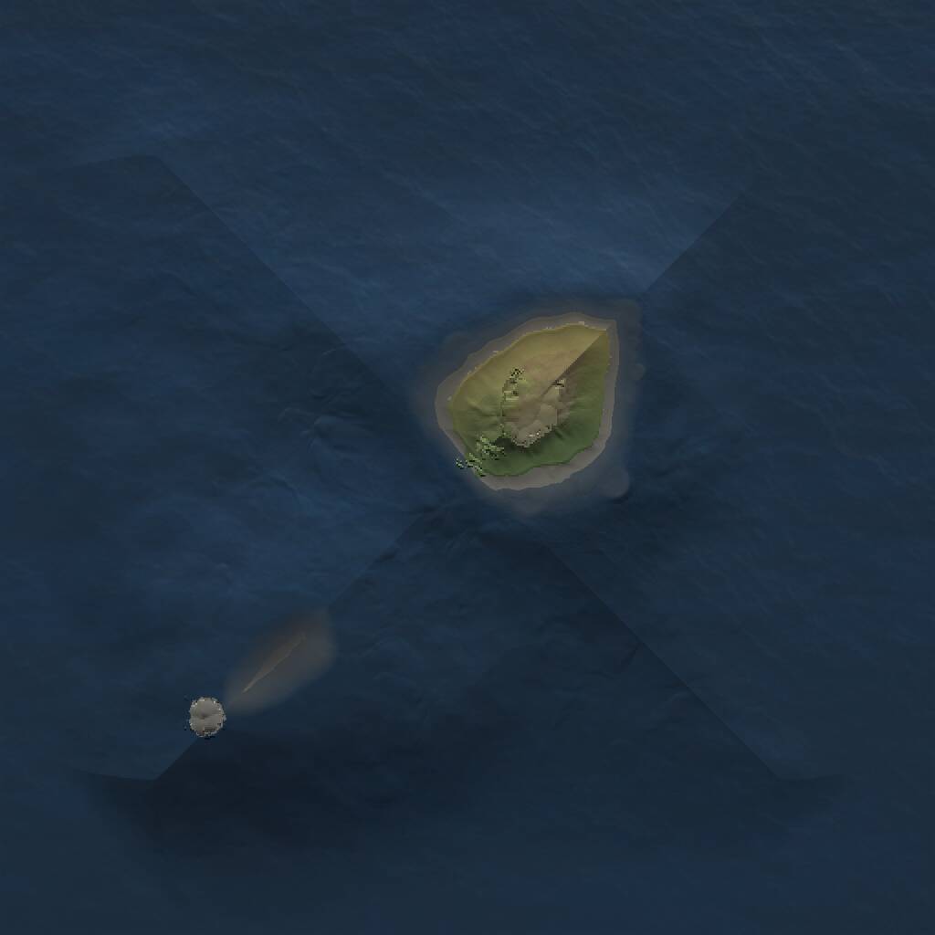 Rust Map: Procedural Map, Size: 1000, Seed: 195093392, 1 Monuments