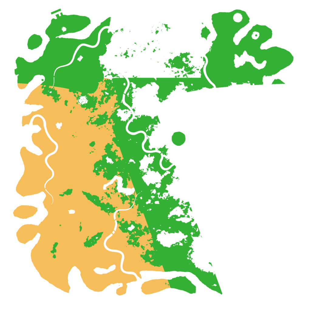 Biome Rust Map: Procedural Map, Size: 6000, Seed: 24680