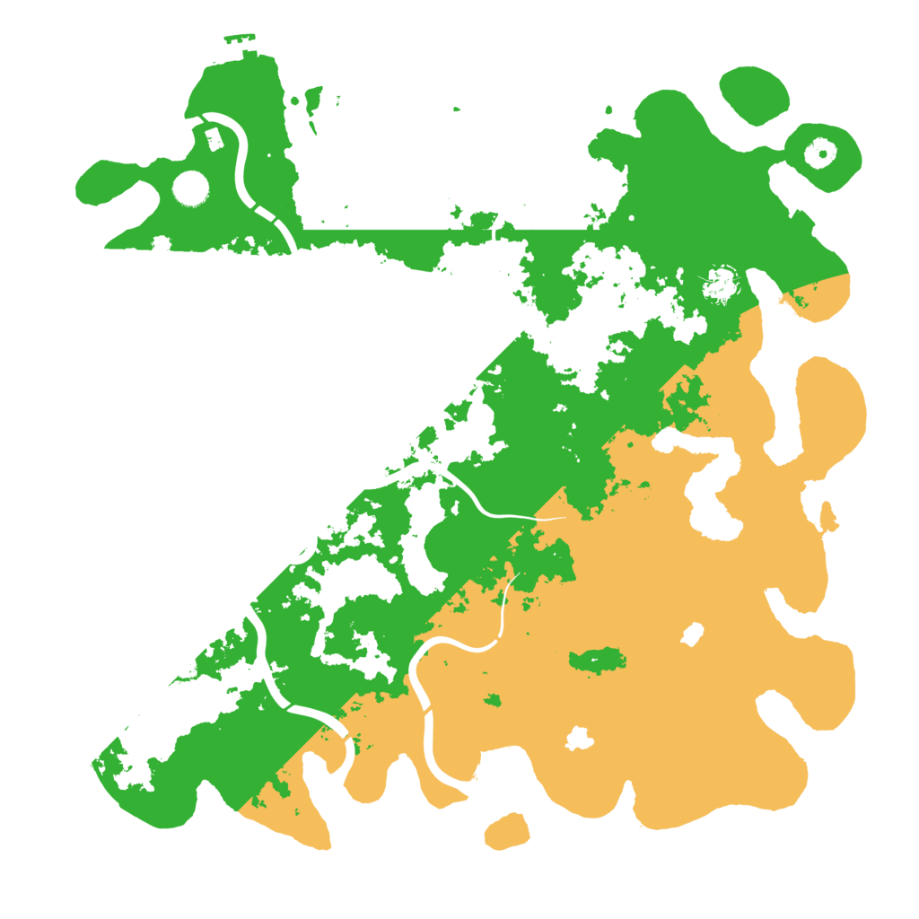 Biome Rust Map: Procedural Map, Size: 4500, Seed: 52181252