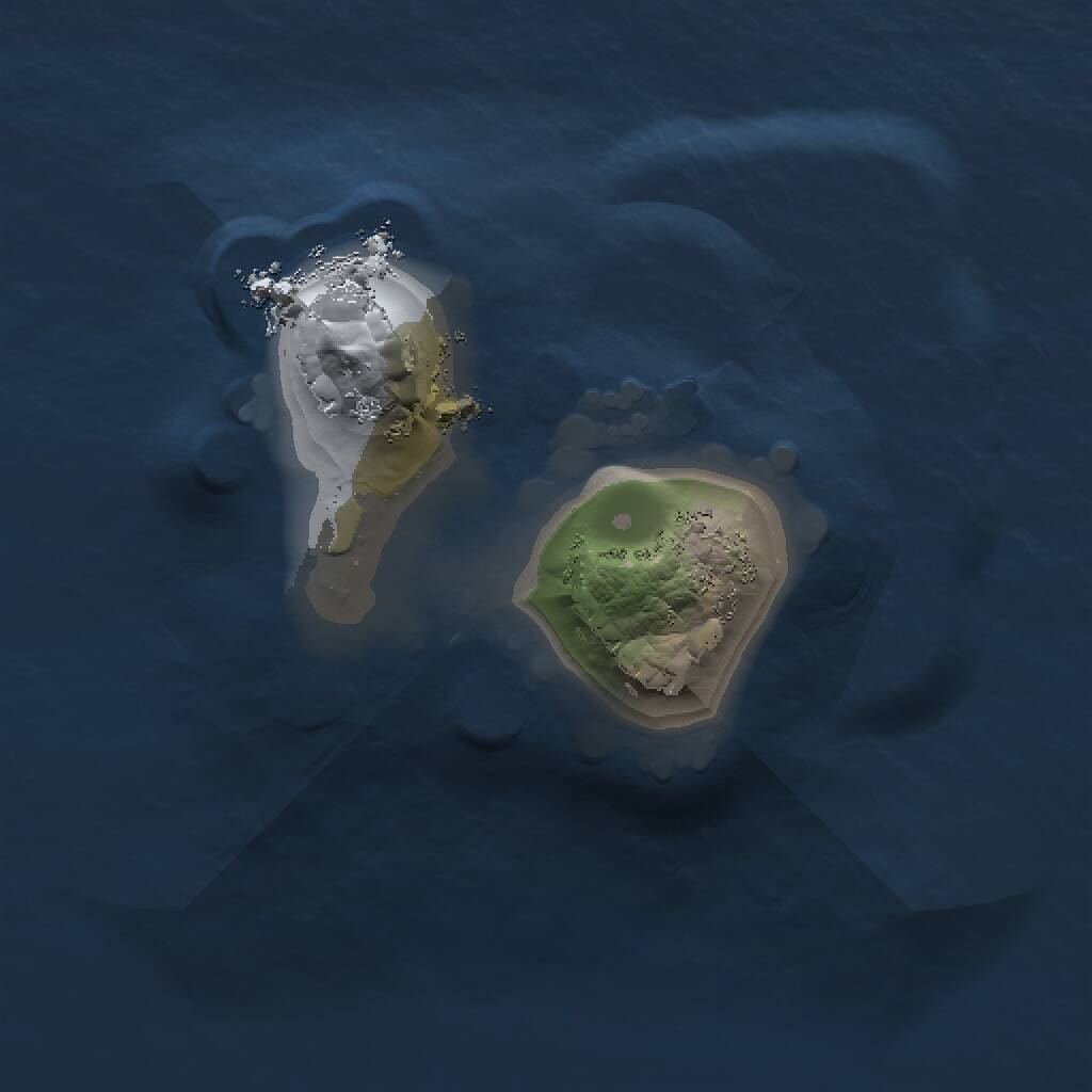 Rust Map: Procedural Map, Size: 1000, Seed: 1019912758, 1 Monuments