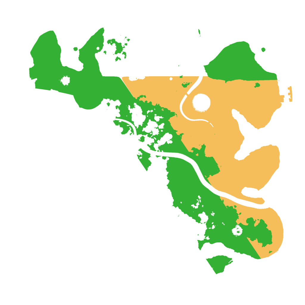Biome Rust Map: Procedural Map, Size: 3000, Seed: 1550291284