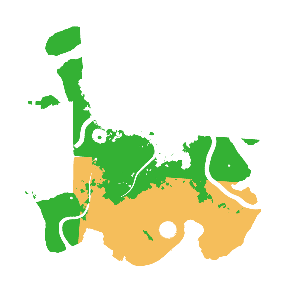 Biome Rust Map: Procedural Map, Size: 3000, Seed: 214599010