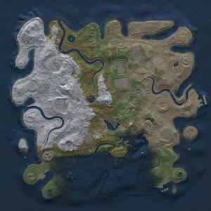 Thumbnail Rust Map: Procedural Map, Size: 4250, Seed: 1400979566, 16 Monuments