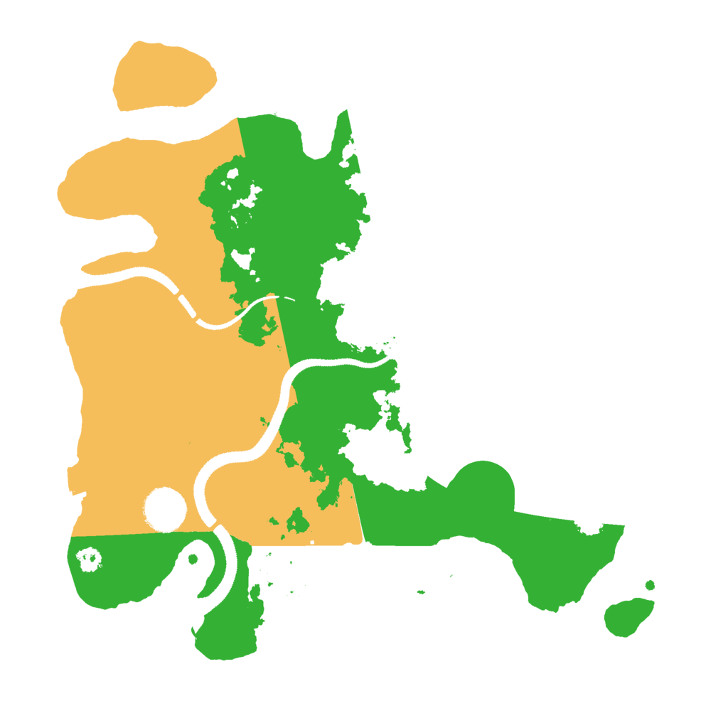 Biome Rust Map: Procedural Map, Size: 3000, Seed: 74367