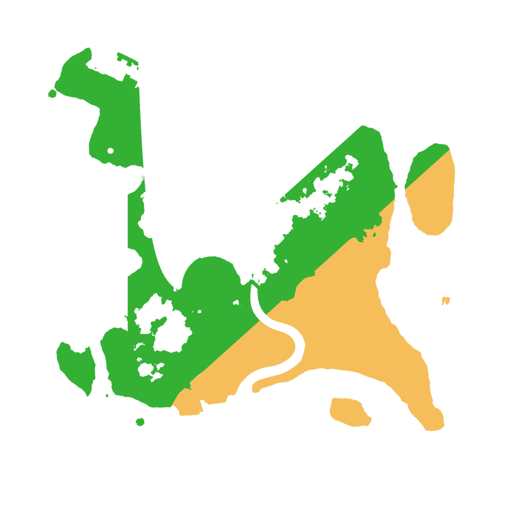 Biome Rust Map: Procedural Map, Size: 2500, Seed: 375819936