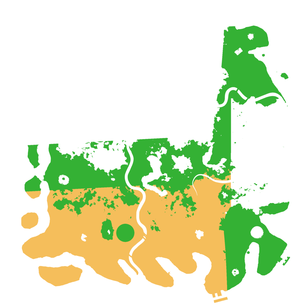 Biome Rust Map: Procedural Map, Size: 4500, Seed: 843687043