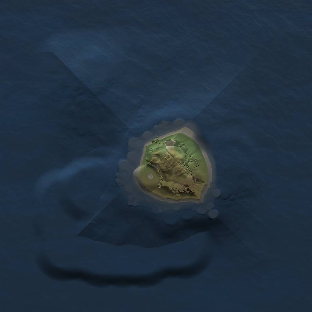 Rust Map: Procedural Map, Size: 1000, Seed: 252180096, 1 Monuments