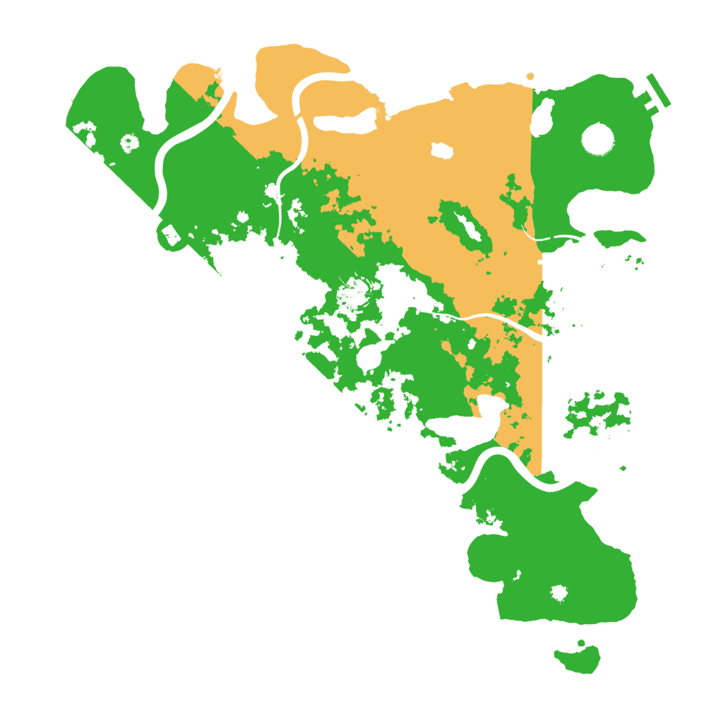 Biome Rust Map: Procedural Map, Size: 4000, Seed: 81463046
