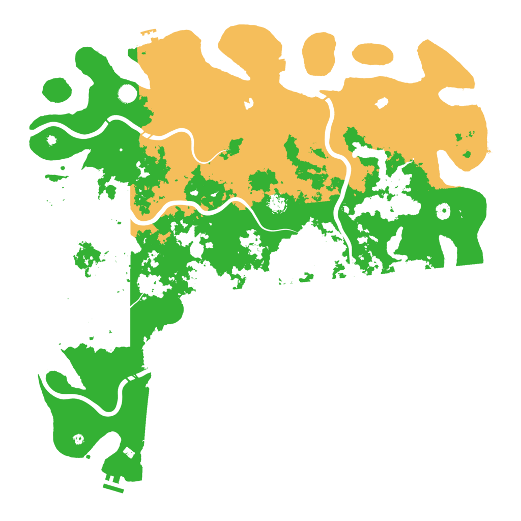 Biome Rust Map: Procedural Map, Size: 5000, Seed: 273845730