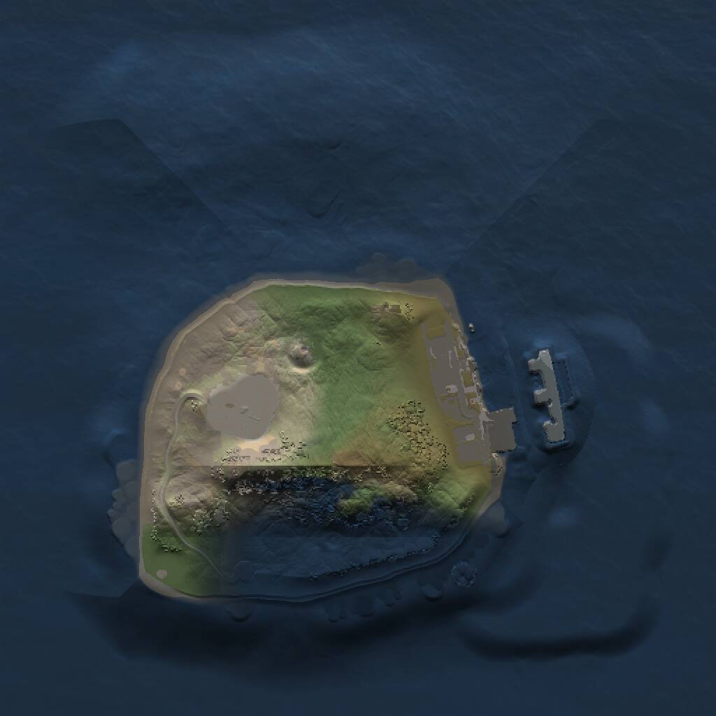 Rust Map: Procedural Map, Size: 1200, Seed: 879548806, 2 Monuments