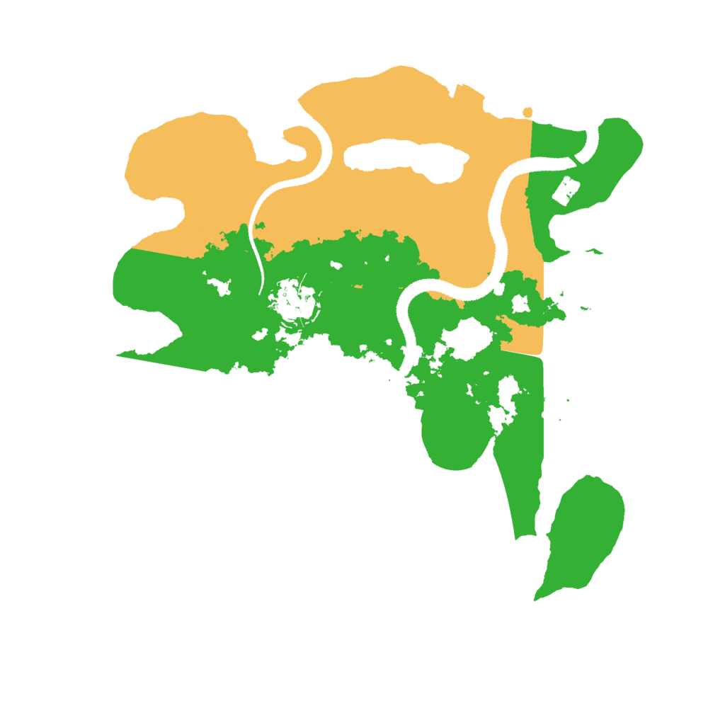 Biome Rust Map: Procedural Map, Size: 2800, Seed: 32131488
