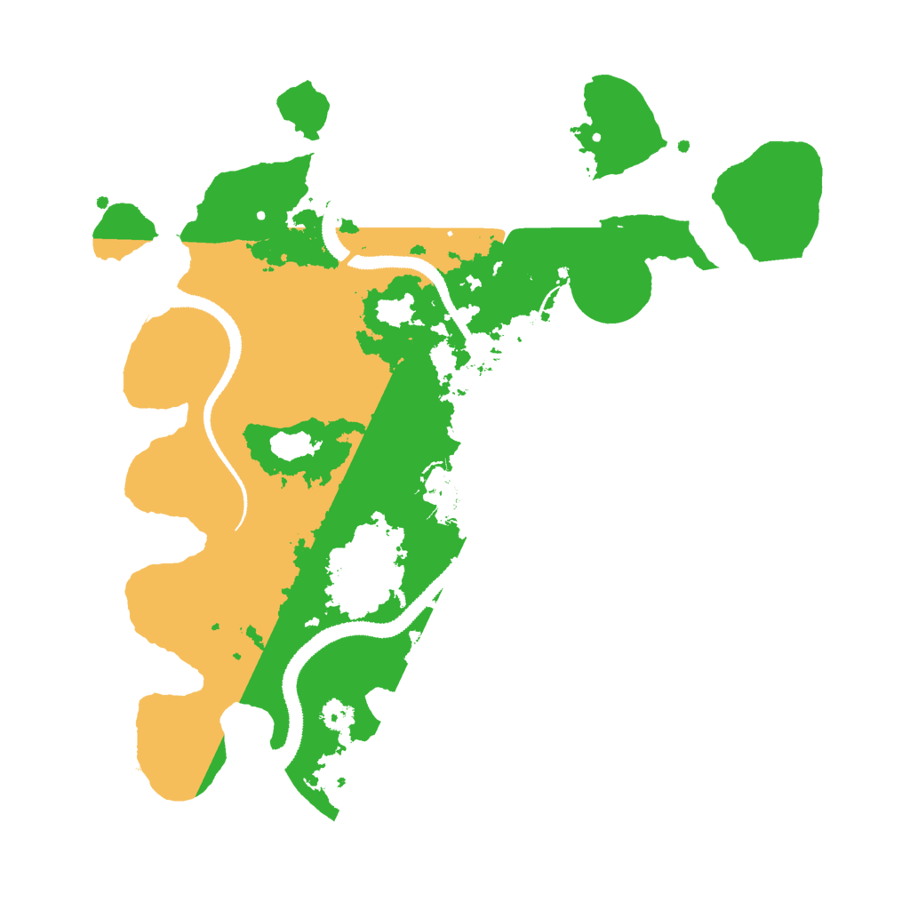Biome Rust Map: Procedural Map, Size: 3000, Seed: 5216047