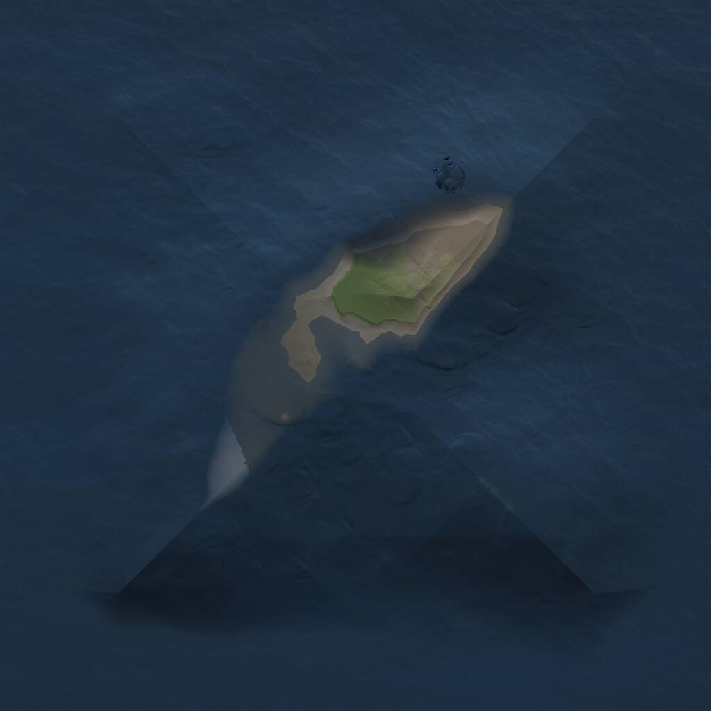 Rust Map: Procedural Map, Size: 1000, Seed: 325316528, 1 Monuments