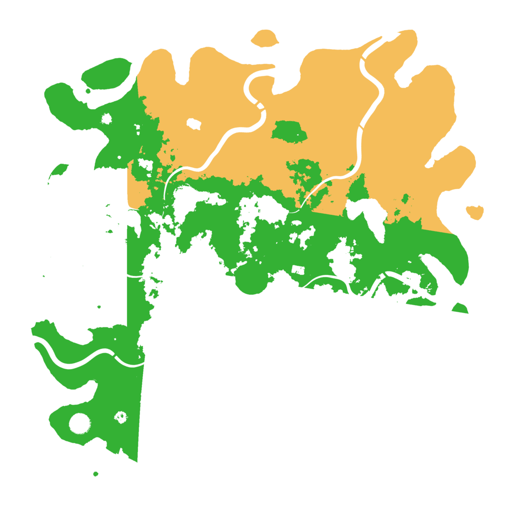 Biome Rust Map: Procedural Map, Size: 4250, Seed: 8043